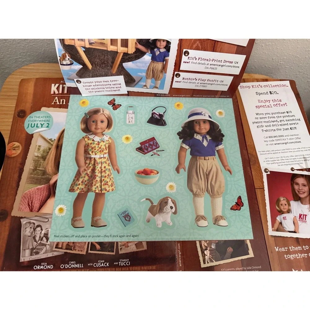 American Girl Kit Kittredge DVD Movie Media Bundle 2008 Promo Lot